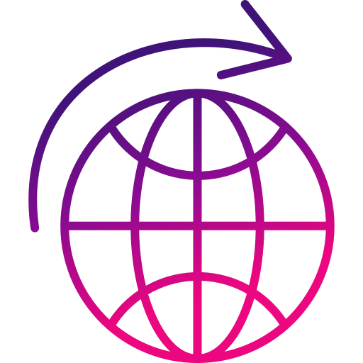 국제 배송 Generic gradient outline icon