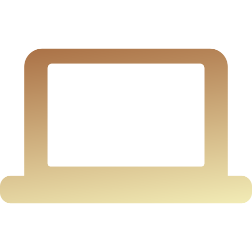 computadora portátil Generic gradient fill icono