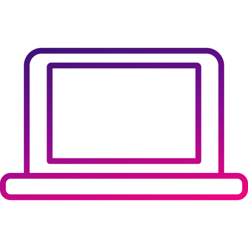 laptop Generic gradient outline ikona