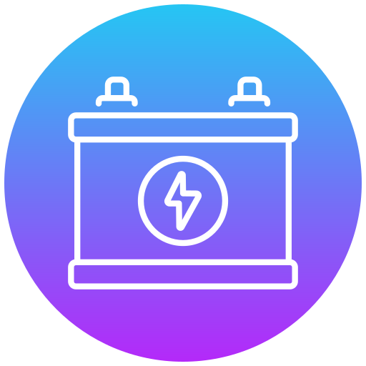 Eco battery Generic gradient fill icon