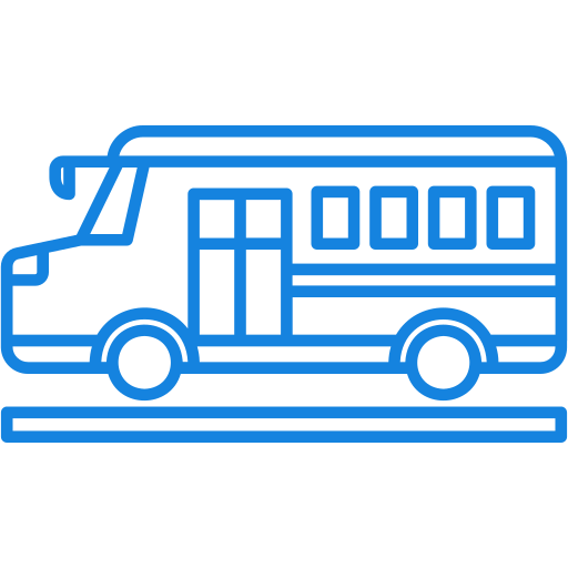 학교 버스 Generic color outline icon