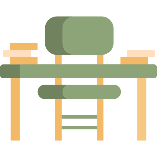 mesa de estudante Generic color fill Ícone