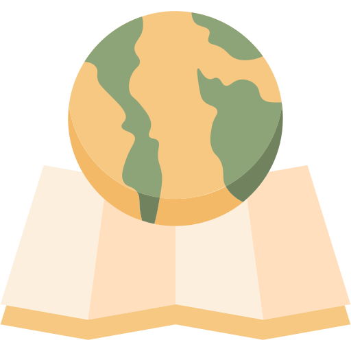 地理 Generic color fill icon