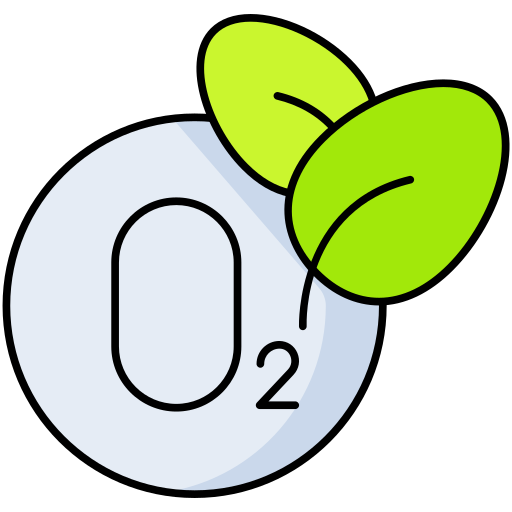 酸素 Generic color lineal-color icon
