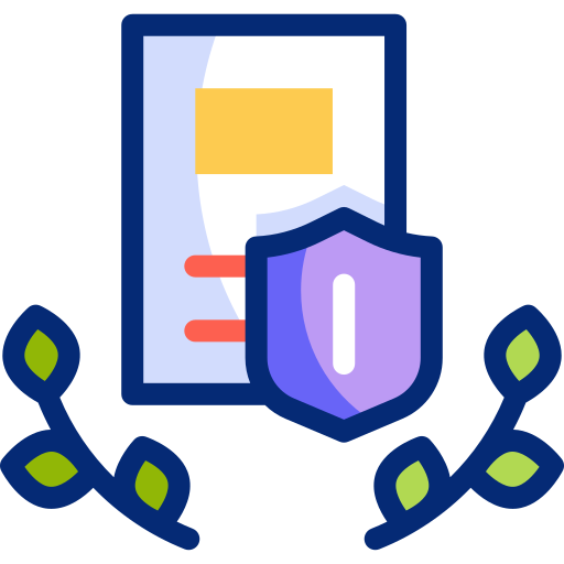 Certificate authority Basic Accent Lineal Color icon