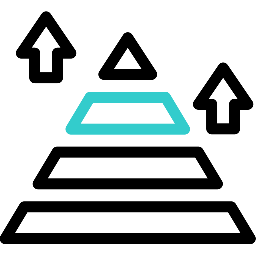 피라미드 Basic Accent Outline icon