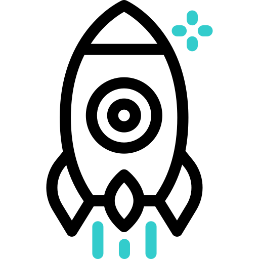 로켓 Basic Accent Outline icon