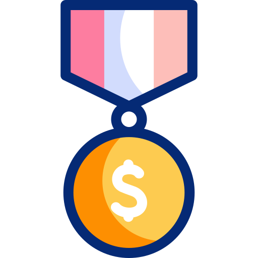 medal Basic Accent Lineal Color ikona
