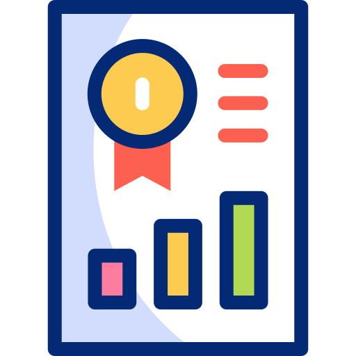 Analytics Basic Accent Lineal Color icon