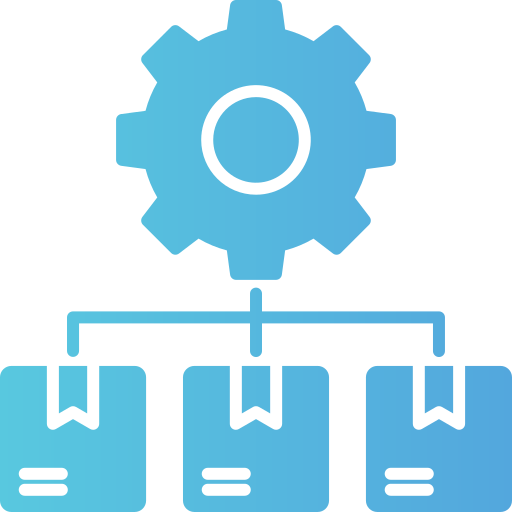 gestion des produits Generic gradient fill Icône