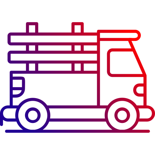 Pickup truck Generic gradient outline icon