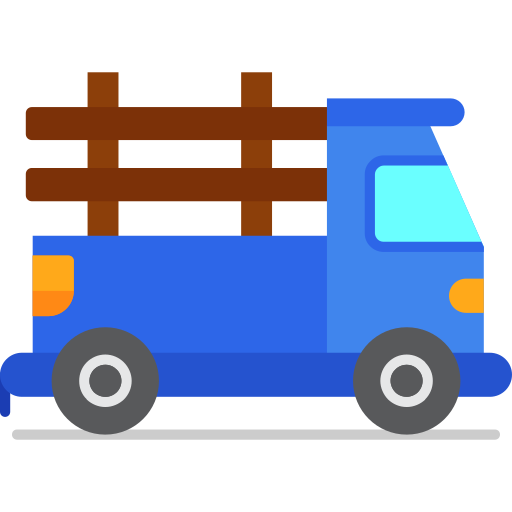 Pickup truck Generic color fill icon