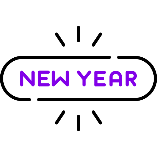 Новый год Generic color outline иконка