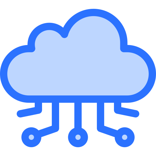 cloud computing Generic color lineal-color icon