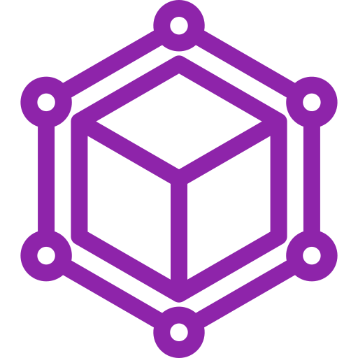 Blockchain Generic color outline icon