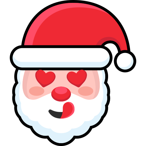 Santa claus face Generic color lineal-color icon