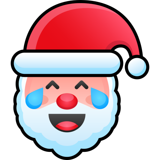 Santa claus face Generic gradient lineal-color icon