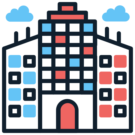 edificio per uffici Generic color lineal-color icona