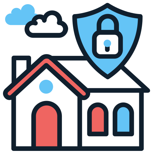 House protection Generic color lineal-color icon