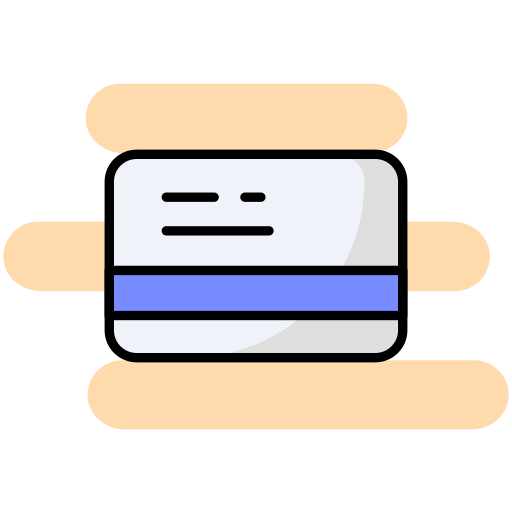 은행 카드 Generic color lineal-color icon