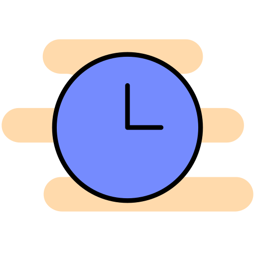 horloge Generic color lineal-color Icône