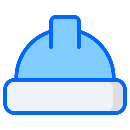 Construction helmet Generic color lineal-color icon