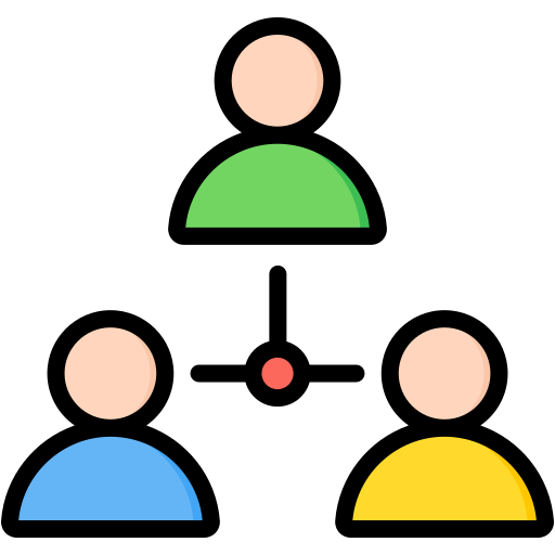 relazione Generic color lineal-color icona