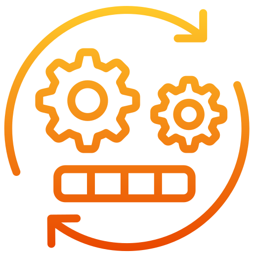 System update Generic gradient outline icon