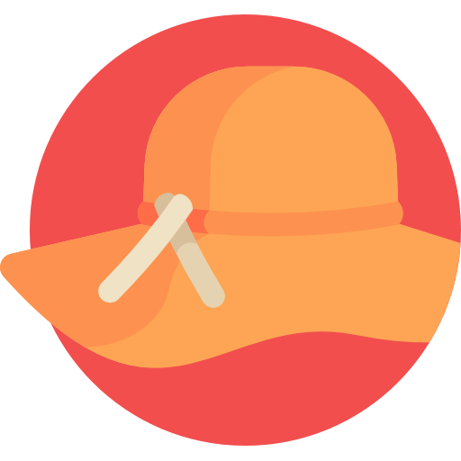 sombrero de pamela Detailed Flat Circular Flat icono