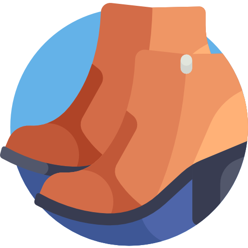 Shoes Detailed Flat Circular Flat icon