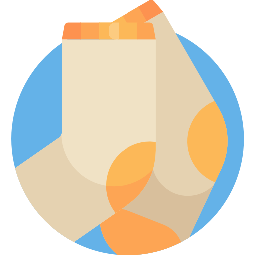 Носки Detailed Flat Circular Flat иконка