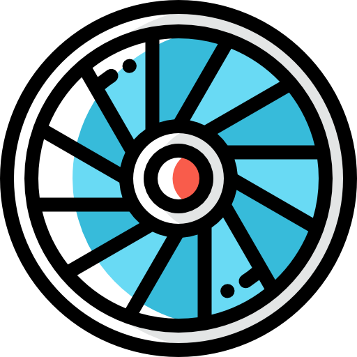 タービン Detailed Rounded Color Omission icon