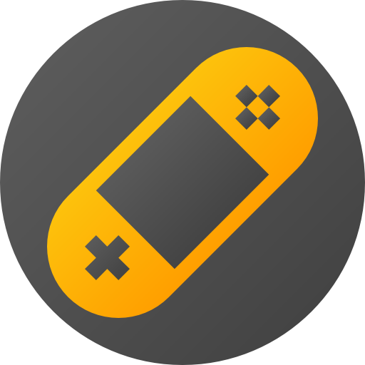 ゲーム機 Flat Circular Gradient icon