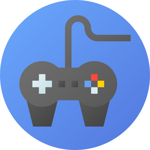 gamepad Flat Circular Gradient icon