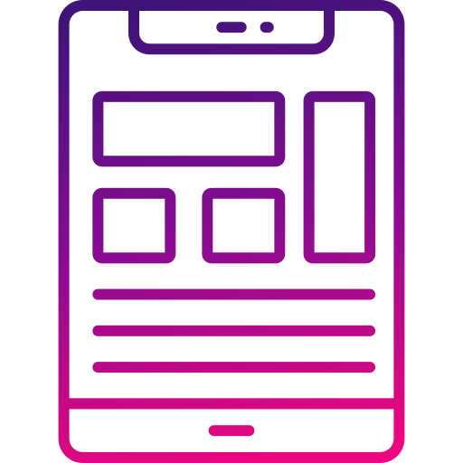 앱 Generic gradient outline icon
