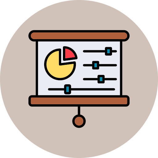 visualisierung Generic color lineal-color icon