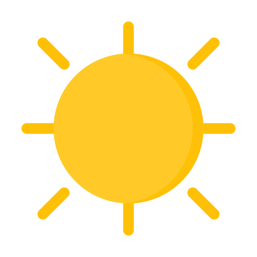słoneczny Generic color fill ikona