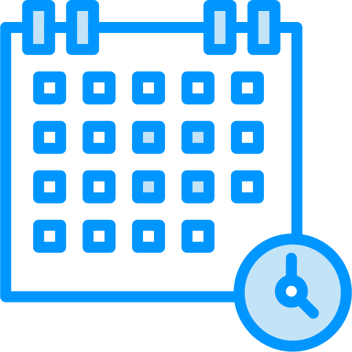 Schedule Generic color lineal-color icon