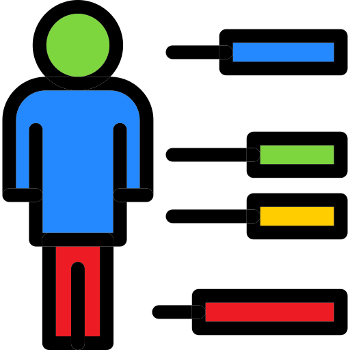 Percentage Generic color lineal-color icon