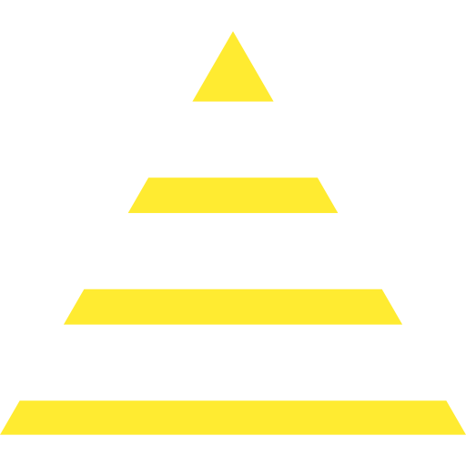 piramide Generic color fill icona