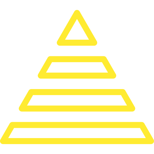 Пирамида Generic color outline иконка