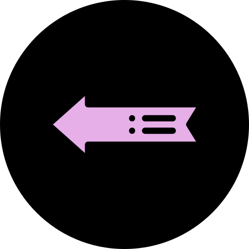 freccia sinistra Generic color fill icona