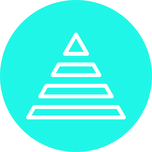 pyramide Generic color fill icon