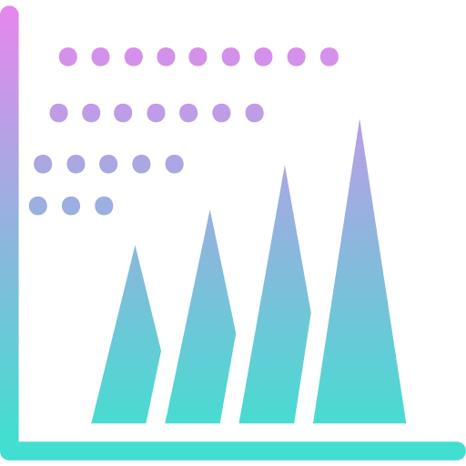 infografiki Generic gradient fill ikona