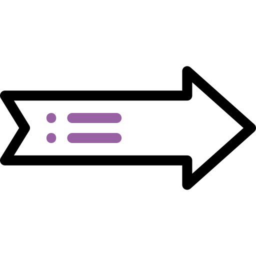 flecha correcta Generic color outline icono