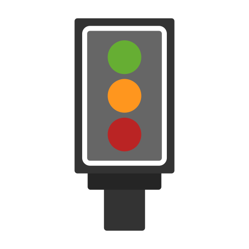 Traffic light Generic color fill icon