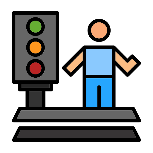 Level crossing Generic color lineal-color icon