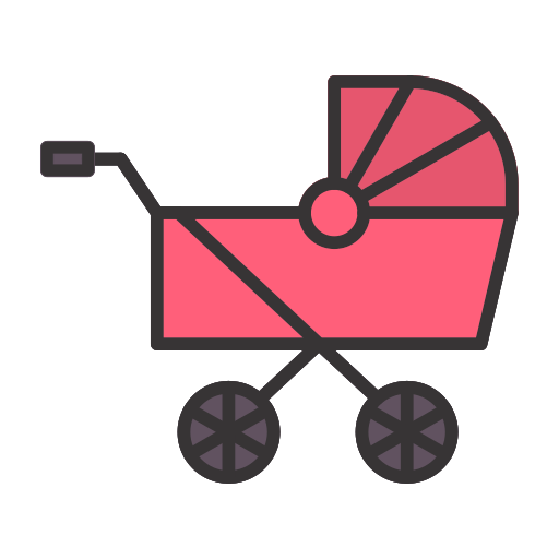 Pram Generic color lineal-color icon