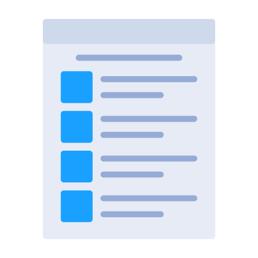 Checklist Generic color fill icon