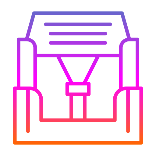 Автомобильное сиденье Generic gradient outline иконка